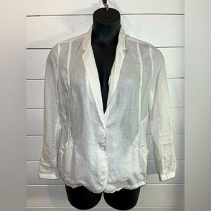 SANDWICH • Pure Linen Blazer Jacket Size 44